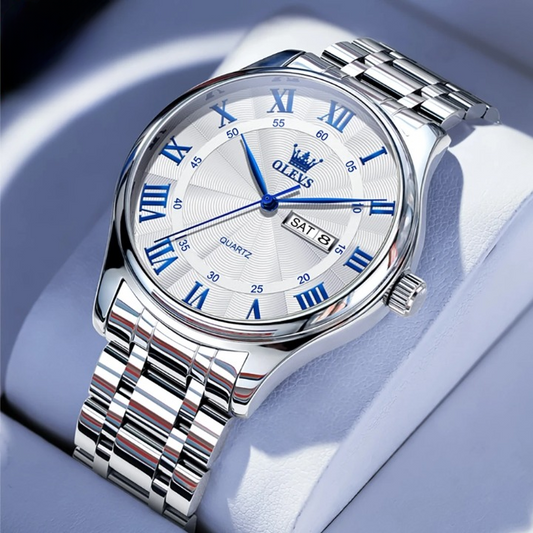 OLEVS Quartz Silver Classic - 40/44mm